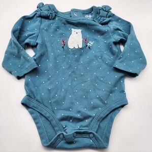 Carter's Long Sleeve Polar Bear Onesie 💥💥 6 for $25 💥💥